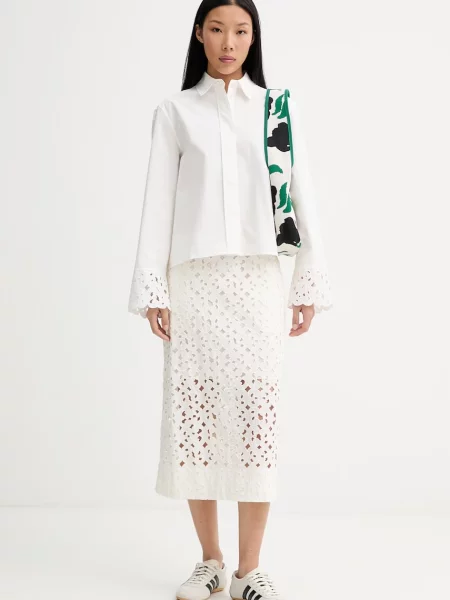 Marimekko cămașă pentru femei din bej