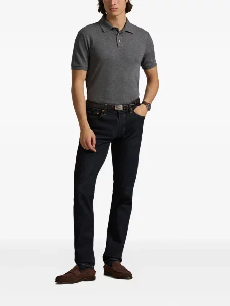 Ριγέ polo Polo Ralph Lauren με κουκούλα με αυτόγραφο λευκό