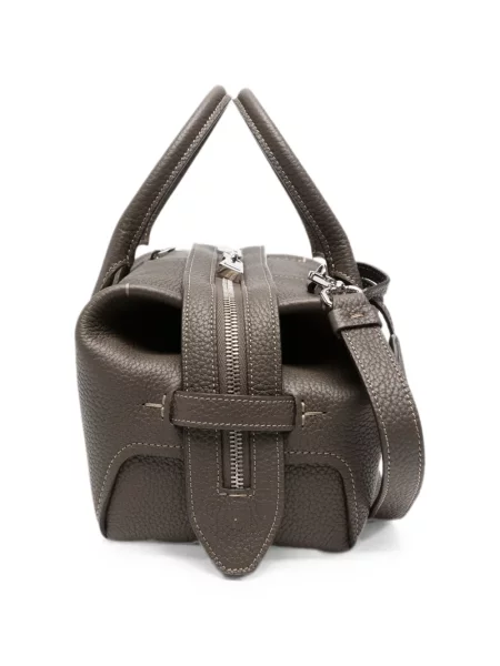 Τσάντα shopper Tod's με αυτόγραφο γκρι