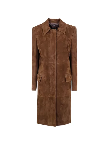 Palton Tom Ford din piele maro