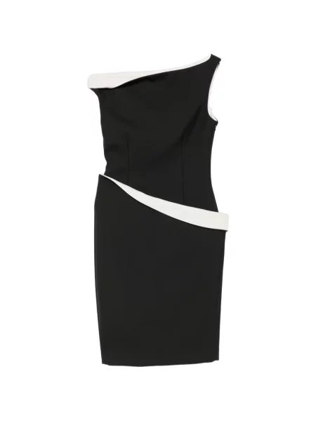 Rochie midi Róhe asimetrică negru