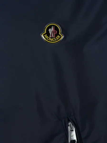 Větrovka Moncler s kapucí modrá