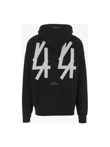 Bluza z kapturem 44 Label Group z kapturem klasyczna czarna