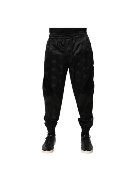 Joggery Dolce And Gabbana z logo czarne