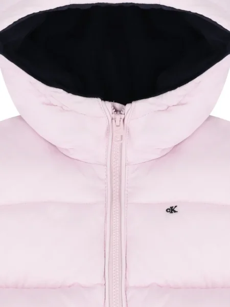 Kurtka dziecięca Calvin Klein różowa