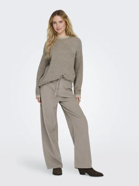 ONLY Pantaloni ONLBleecker închis bej