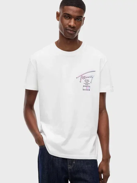 Футболка Tommy Jeans біла