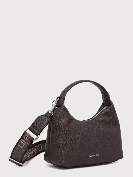 Geantă Calvin Klein închis maro