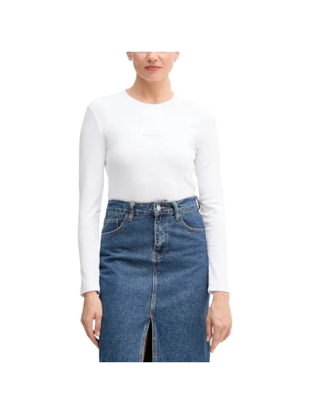Tricou copii Calvin Klein Jeans alb