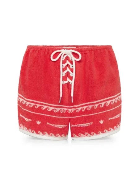 Pantaloni scurți Posse cu cordon roșu