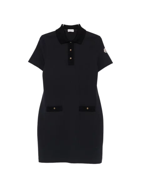 Scurt rochie mini Moncler cu autograf albastru