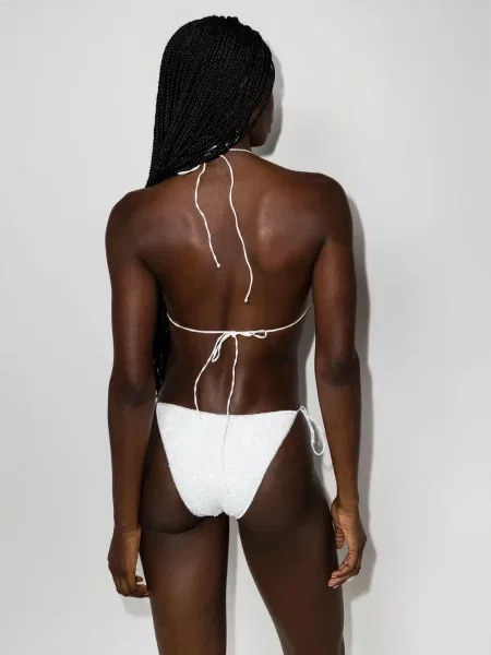 Halter nyakú bikini Oseree fehér