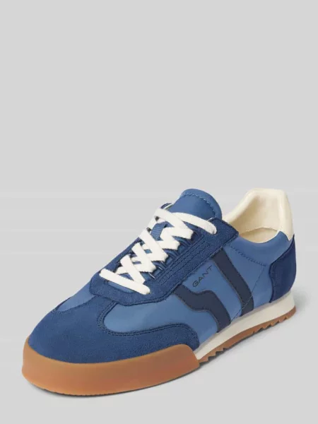 Sneakersy z nadrukiem z logo model ‘Baylle’ Gant niebieskie