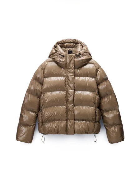 NAPAPIJRI Zimná bunda A-GLANE zlatá béžová