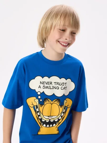 Reserved T-shirt Garfield confezione da 2 кремовий 