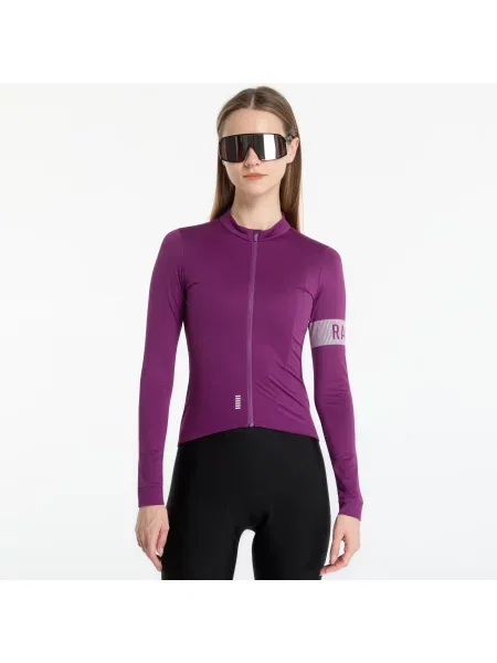 Lung tricou Rapha cu mâneci lungi din jerseu alb