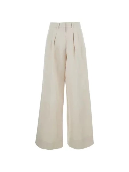 Pantaloni palazzo Pt Torino alb