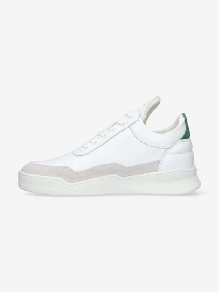 Filling Pieces bőr sportcipő Low Top Ghost fehér