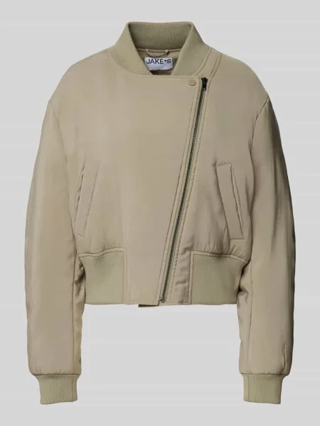 Bomberka z prążkowanymi wykończeniami Jake*s Casual