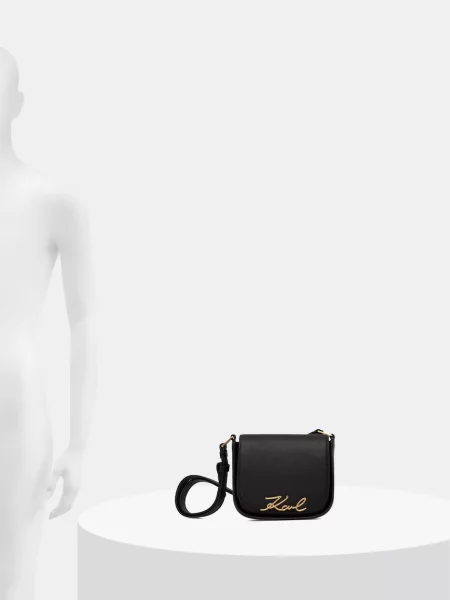 Кожаная сумка Karl Lagerfeld K/Signature