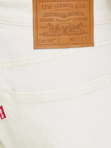 Карирани дънки straight leg Levi's® с шипове кафяво