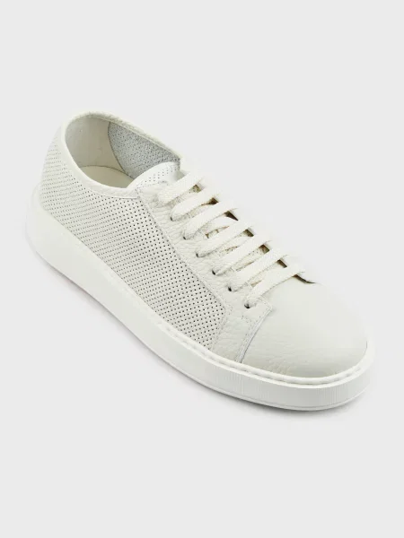 Кеды Santoni белые