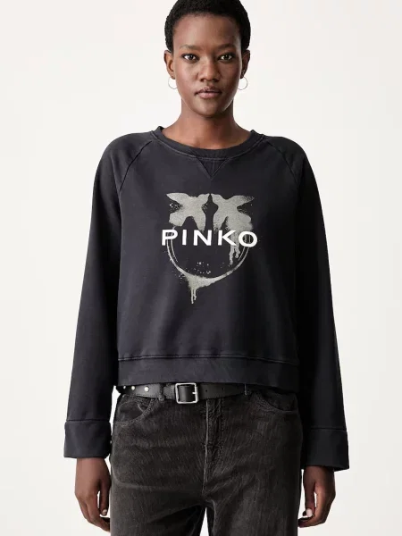 Pinko Hanorac Neves | Cropped Fit negru
