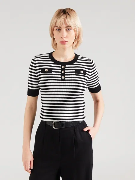 Tricou Morgan cu dungi alb