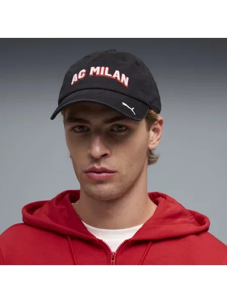 PUMA czapka z daszkiem AC Milan ftblCulture Akcesoria OSFA czarny