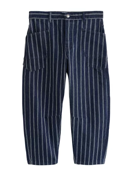 Next Jeans albastru denim alb