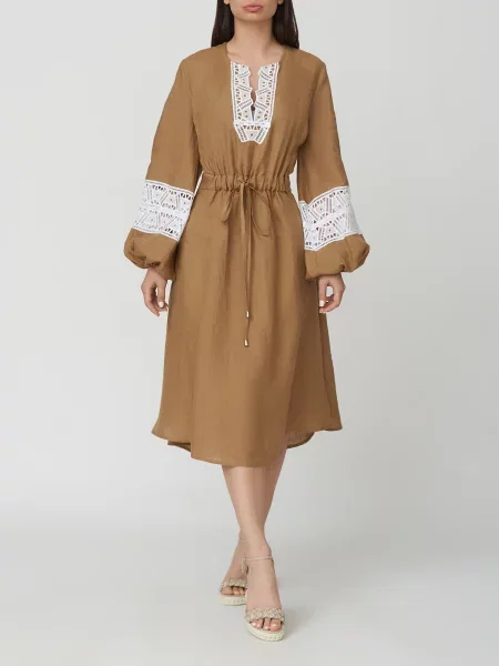 Платье Holy Caftan бежевое