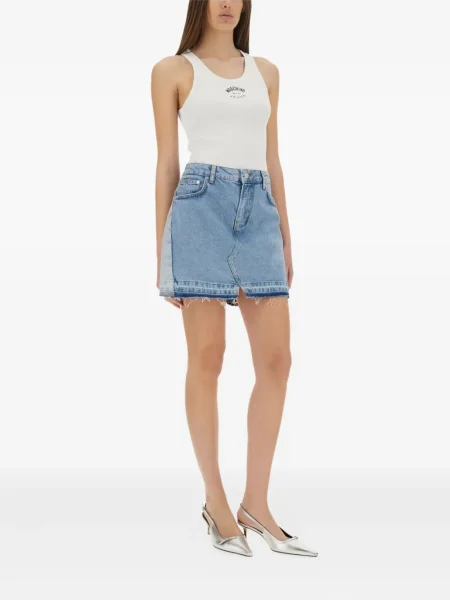 Дънкови шорти Moschino Jeans синьо