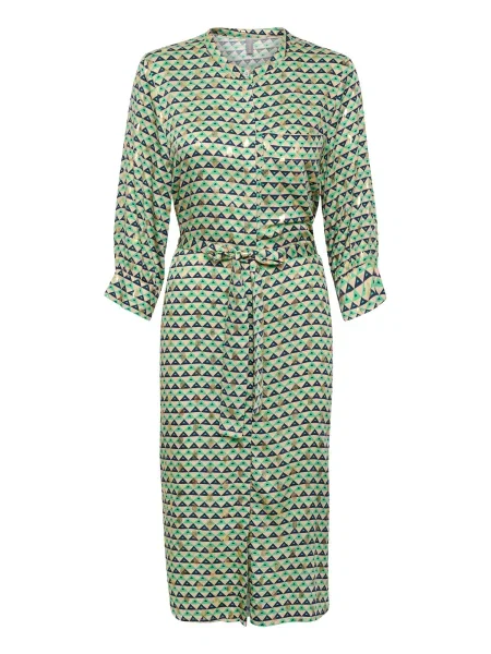 CULTURE Rochie Malin pielii / bleumarin / auriu verde