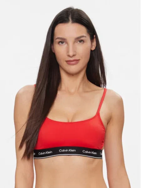 Plavky Calvin Klein Swimwear červené