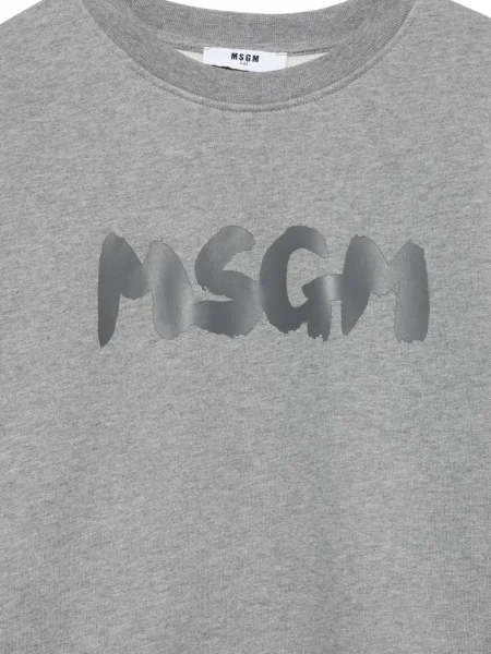 Dětska fleecová mikina Msgm šedá