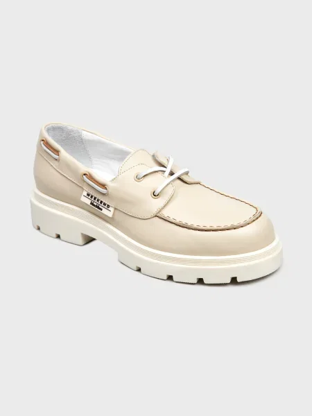 Напівчеревики Weekend Max Mara бежеві