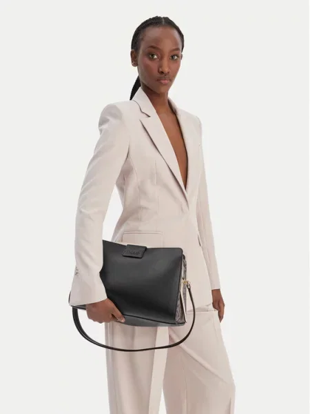 TOUS Geantă CITY M. KAOS ICON negru