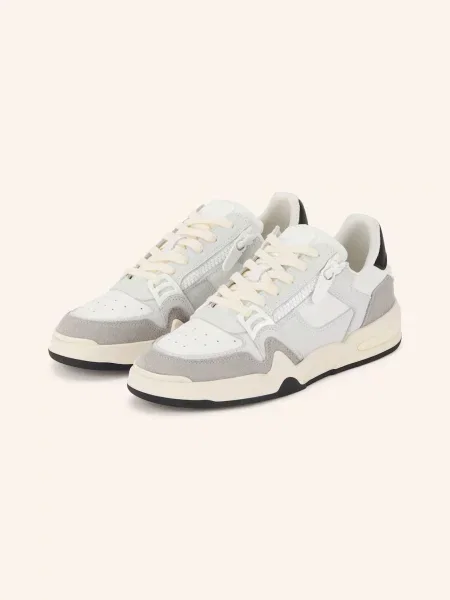 Giuseppe Zanotti Design Sneakersy Tomaia bílá/ světle šedá bílé