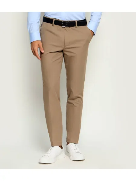BOSS BLACK Pantaloni chino negru