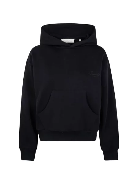 Hanorac cu glugă Fear Of God Essentials cu imagine negru
