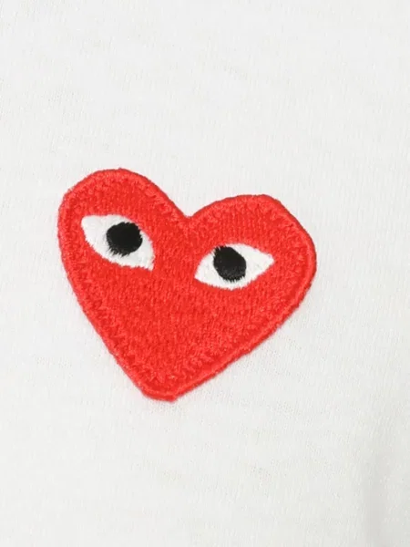 Tricou Comme Des Garcons Play alb