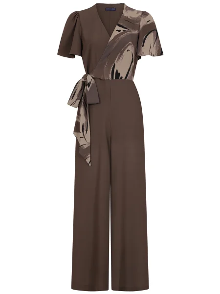 HotSquash Salopeta bej / maro negru