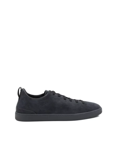 Sneakersy Churchs skórzane niebieskie
