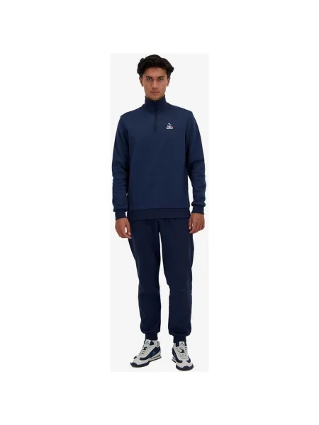 Bluza Le Coq Sportif Essentiels Half Zip S niebieska