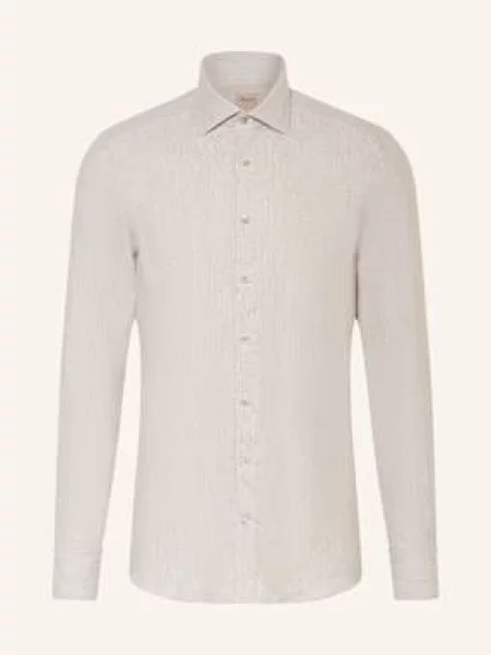 Stenströms Flanelová Košile Slim Fit světle šedá