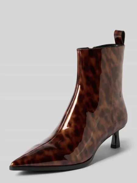 Botki z zwierzęcym nadrukiem na całej powierzchni Marc Cain Bags & Shoes