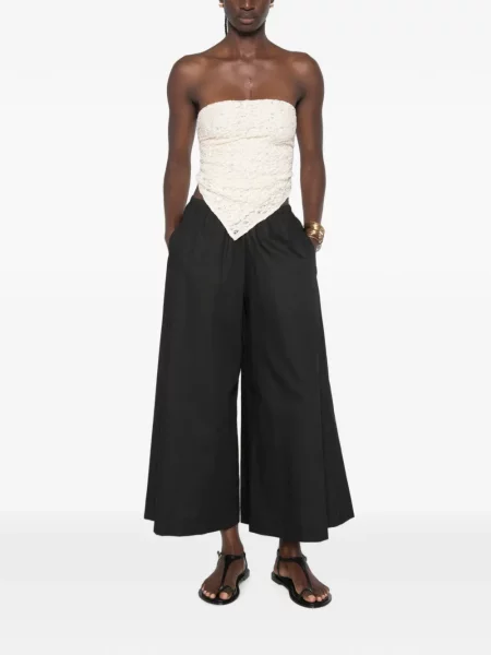 Pantaloni palazzo Enza Costa negru