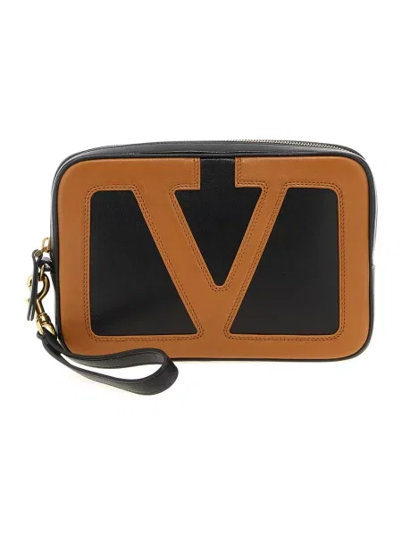 Lniana torba Valentino Garavani retro