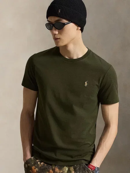 POLO RALPH LAUREN Tricou | Custom slim fit verde