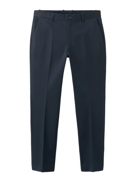 MANGO MAN Pantaloni cu dungă DUBLINO bleumarin